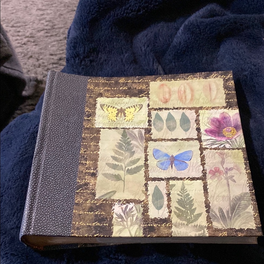 Floral and Butterfly Design Photo Album